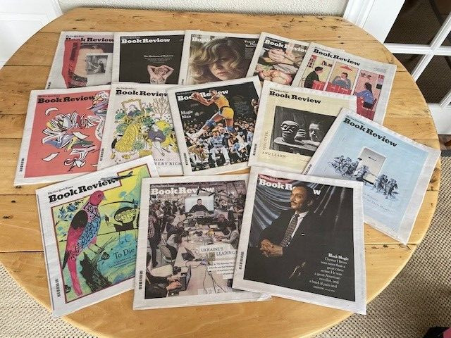 Lot of 13 New York Times Book Review Magazines- Oct 22, 2023 – Feb 4, 2024