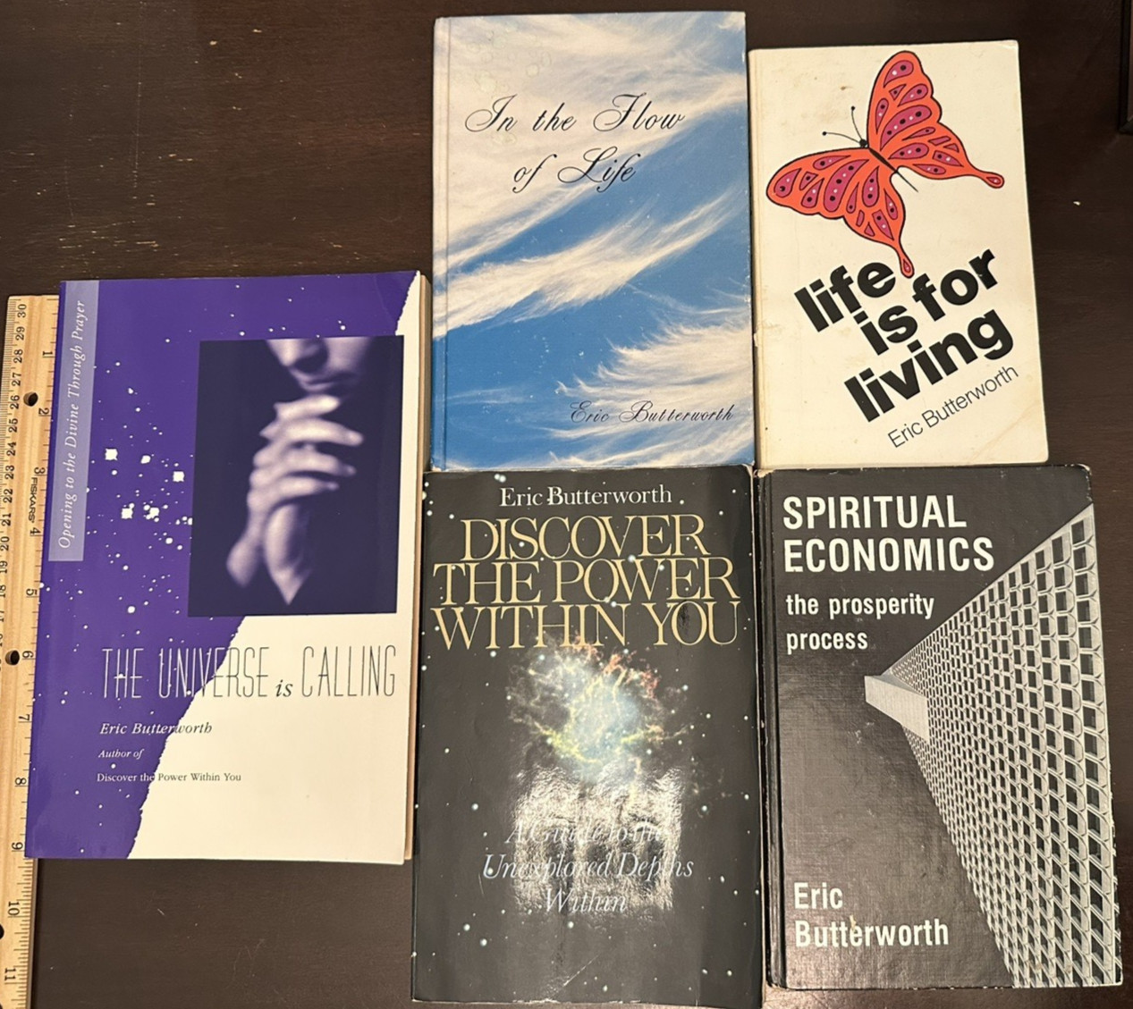 Lot of 5 Eric Butterworth Vintage Books Read Description
