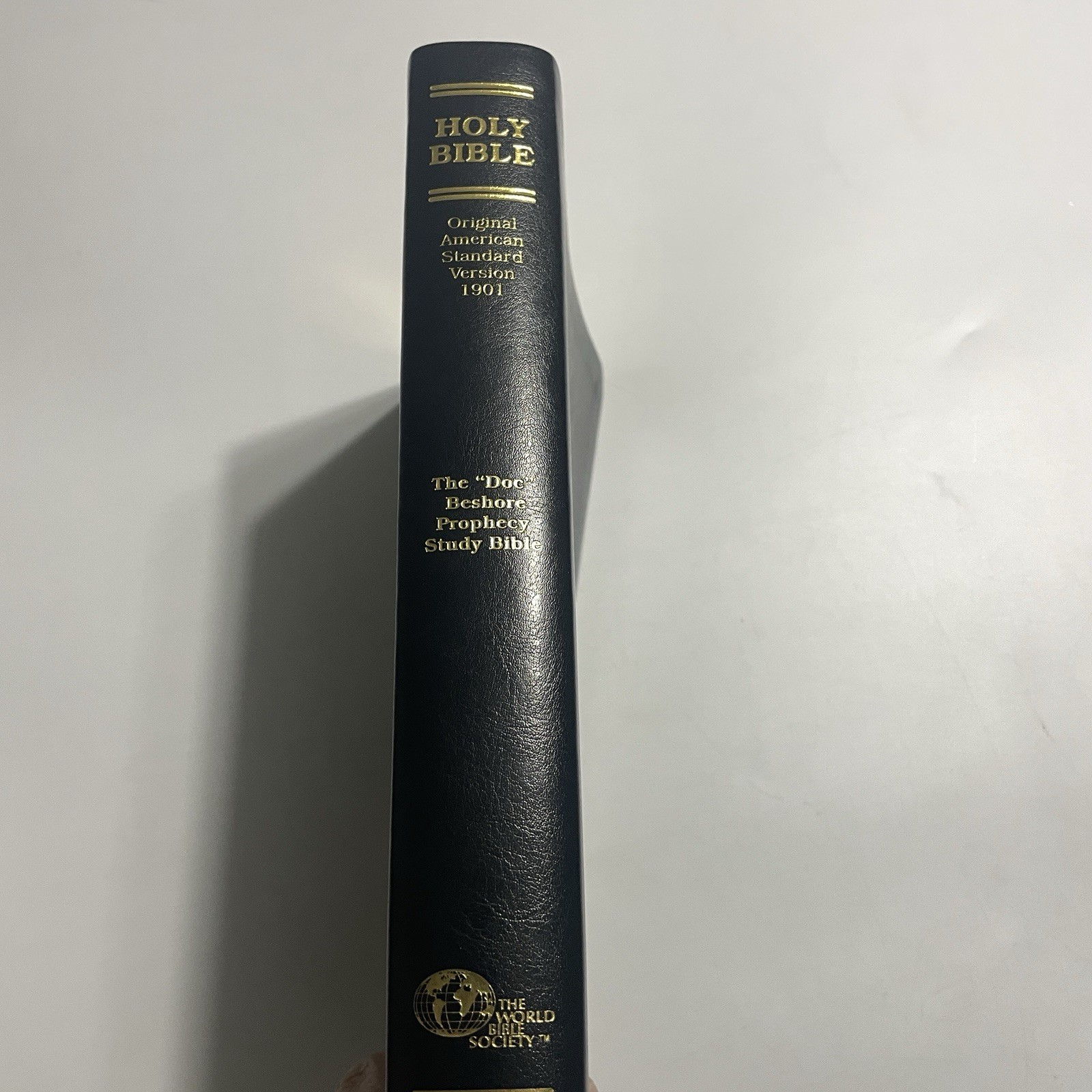 Original American Standard Doc Beshore Prophecy Study Bible ASV 1901 Cowhide