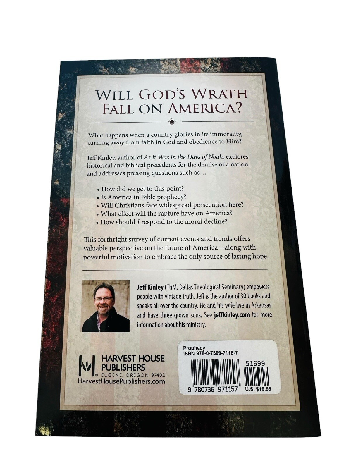 The End of America?: Bible Prophecy and a Country in Crisis by Jeff Kinley