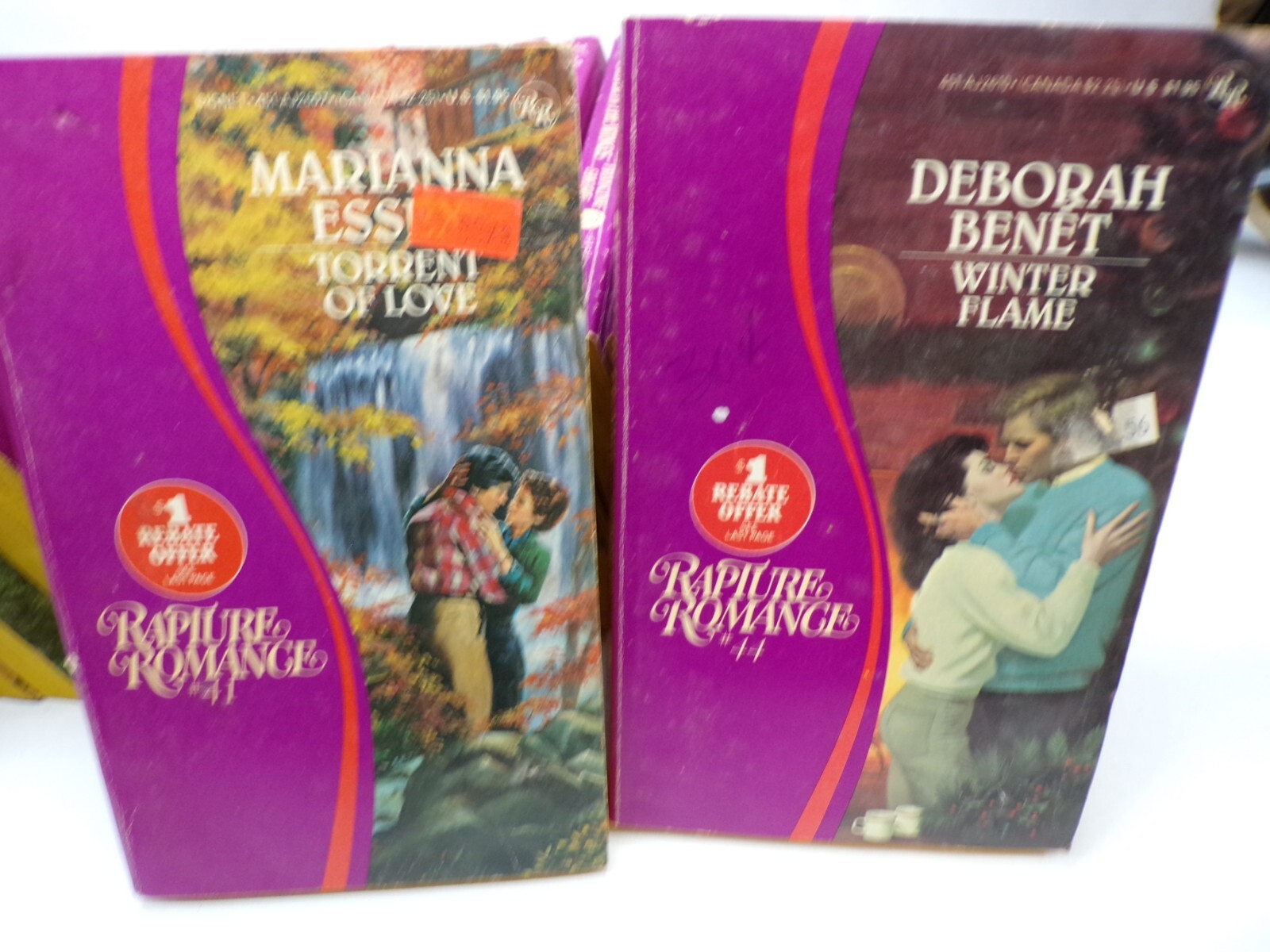 28 Rapture Romance Novels Multiple Titles Authors Numbers Paperback