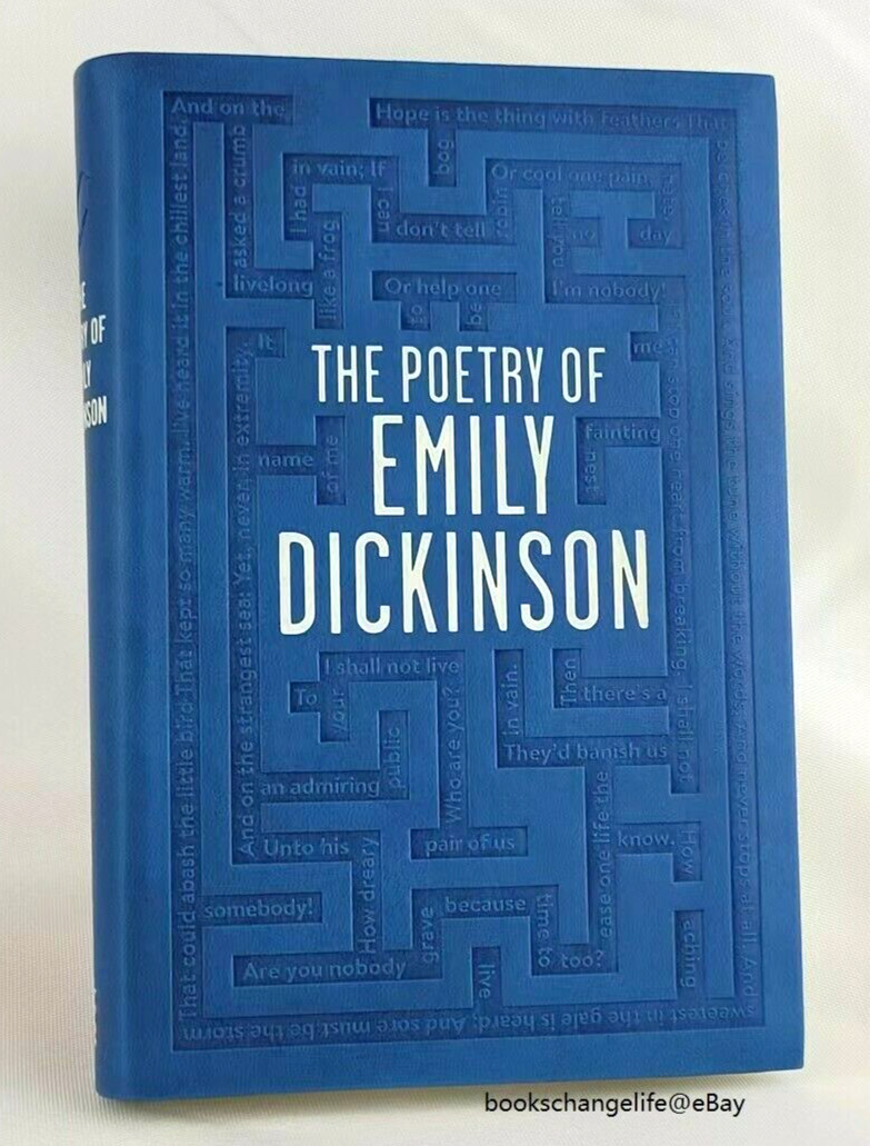 THE POETRY OF EMILY DICKINSON Flexi Bound Faux Leather Classic *Brand New*