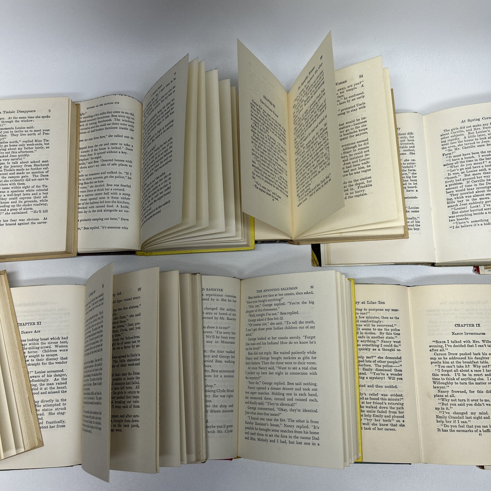 Lot Of 11 Nancy Drew Books Carolyn Keene Hardcover