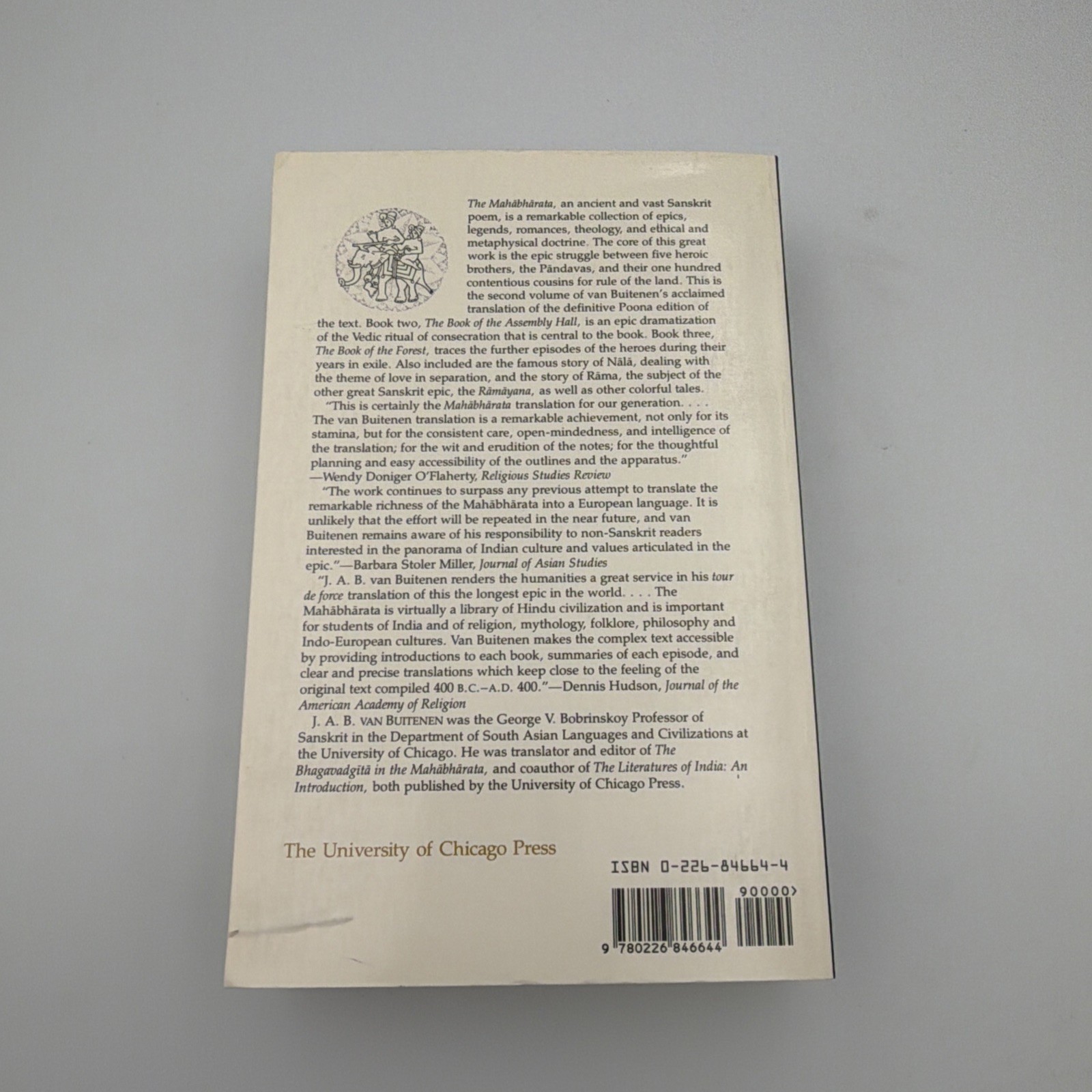 SET- Mahabharata Book number I – 5 – J. A. B. Van Buitenen