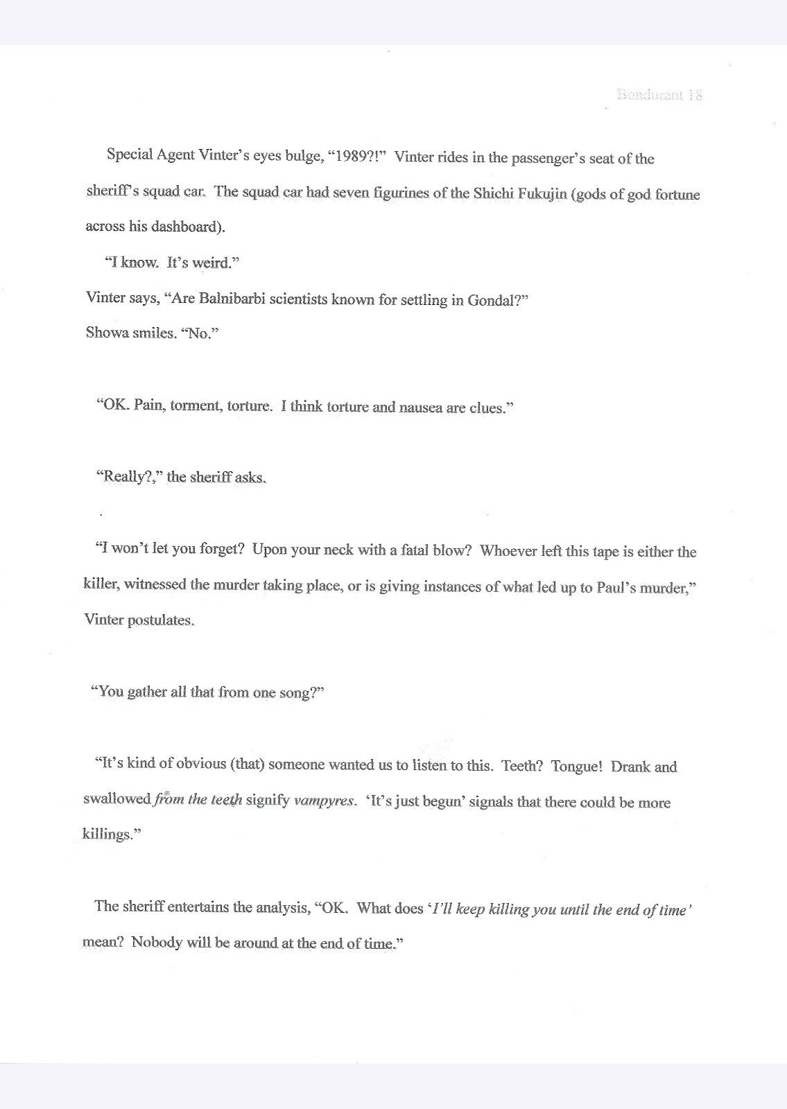 THRUSHCROSS GRANGE & SUPERFLUOUS Nonsense, Durant Books – novella & art