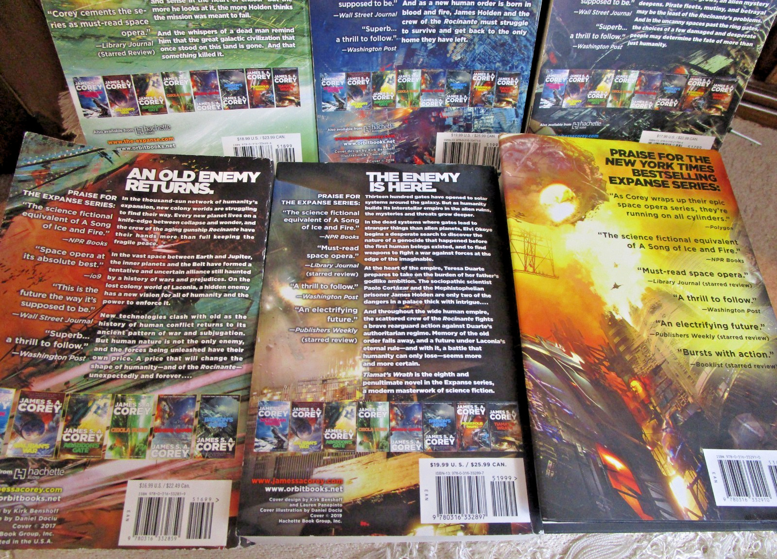 James S.A. Corey – Complete Expanse Series Set 1-9