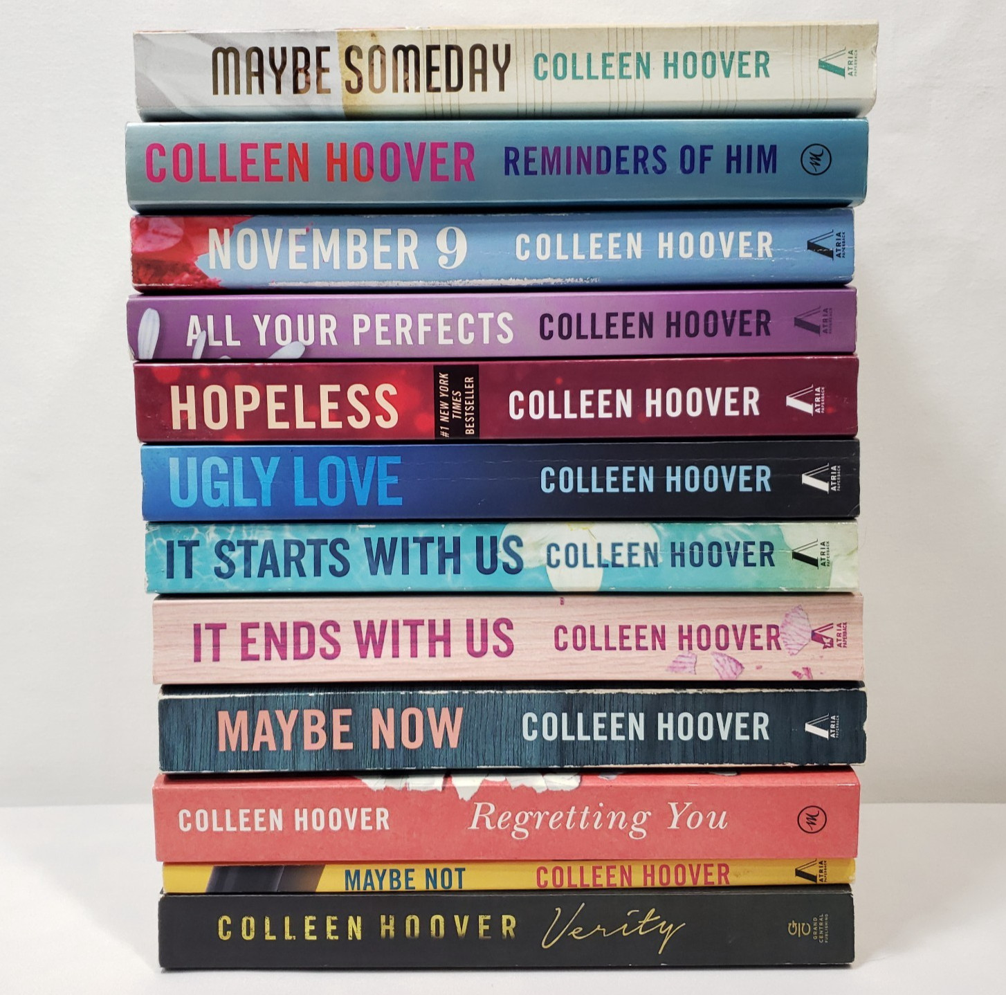 Colleen Hoover Books Lot Of 12 Instant Library Bundle Contemporary Romance Set
