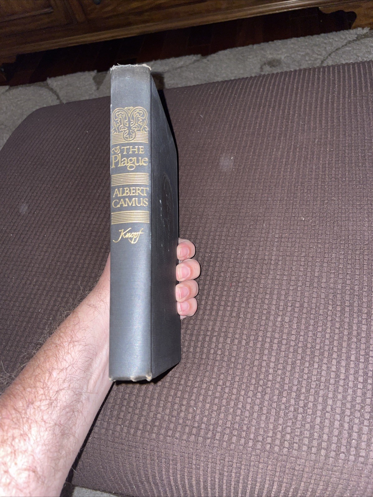 1948 – Albert Camus – The Plague – Knopf 1st US ed. 2nd pr. before pub.