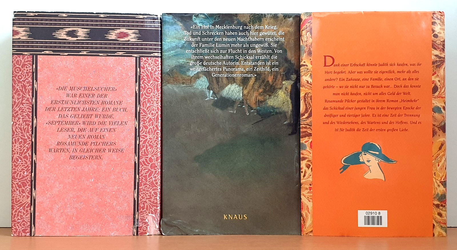 BUCHPAKET+LIEBE+ROMANTIK+6 BÜCHER+ROSAMUNDE PILCHER+UTTA DANELLA+TB+HC+BUNDLE