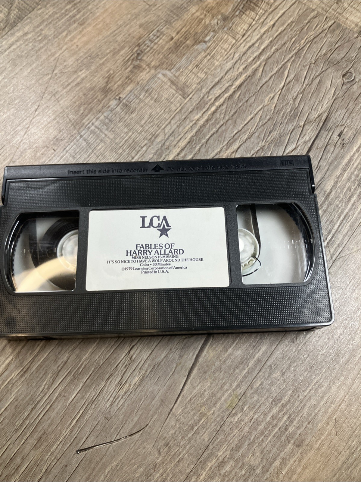 fables of harry allard miss nelson is missing vhs RARE