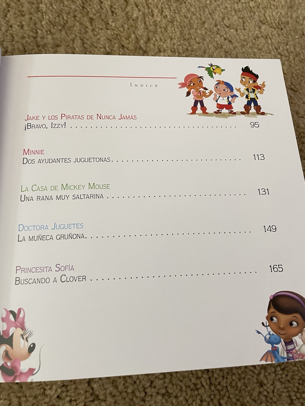 LIBRO DE CUENTOS DISNEY „LA MAGIA DE DISNEY JUNIOR“, EN ESPAÑOL