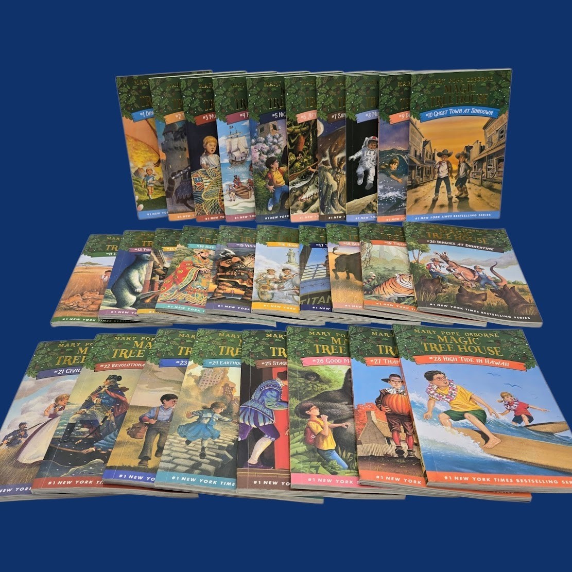 Set 5A: Magic Tree House A Library of Books 1-28 – Mary Pope Osborne Collection