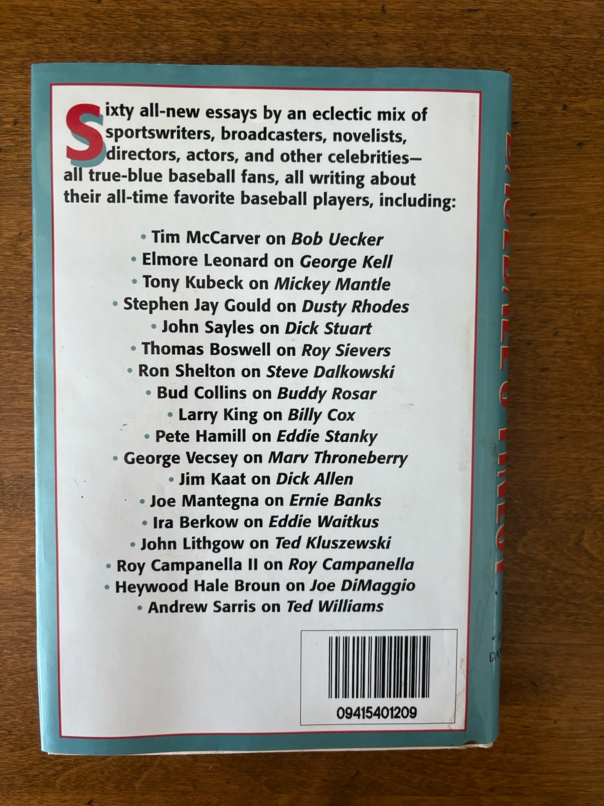 Baseball’s Finest by Danny Peary (1996, Hardcover) JG Press 383 Pages