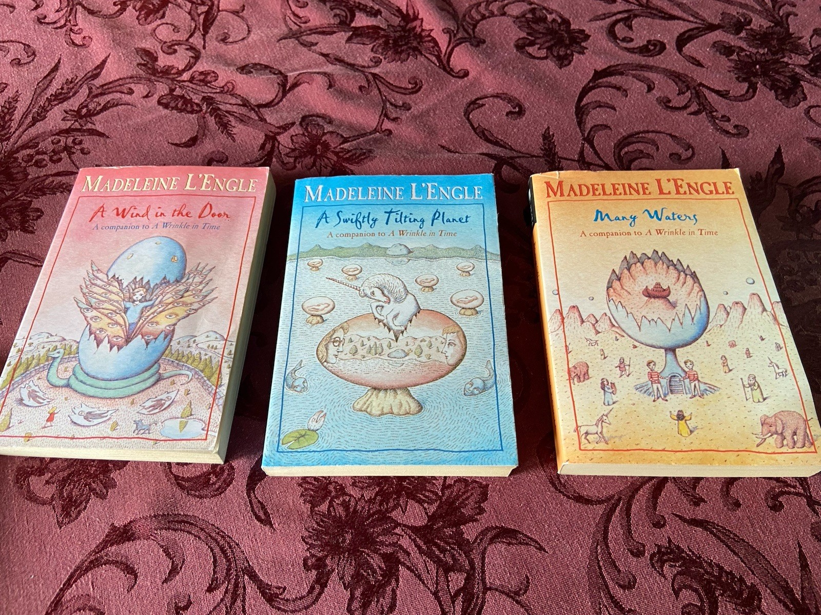 Madeleine L’Engle Time Trilogy Set Dell Wrinkle in Time HC, PB Lot FREE SHIPPING