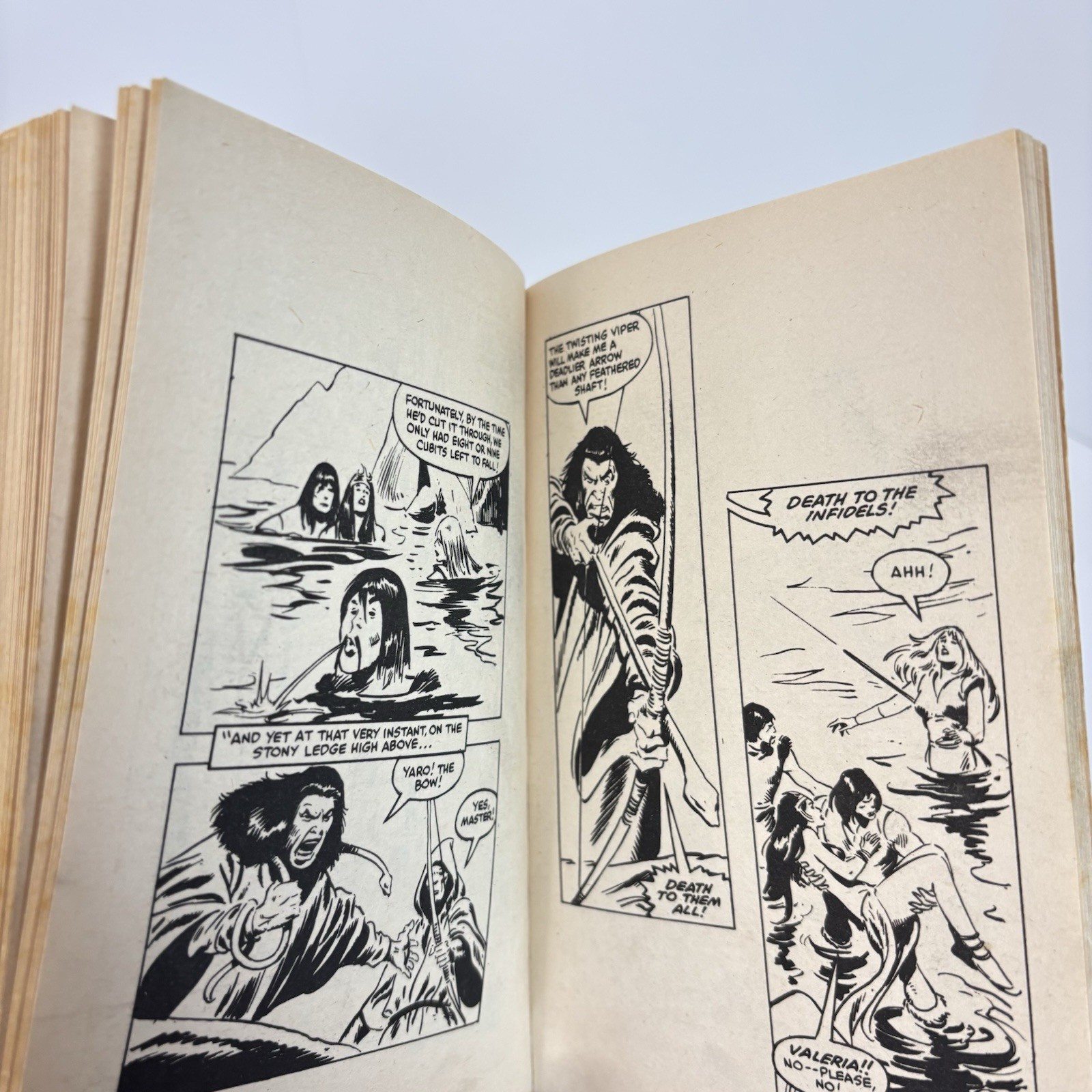 Conan The Barbarian Movie Adaptation Marvel Illustrated Book 1982 PB Graphic 3A