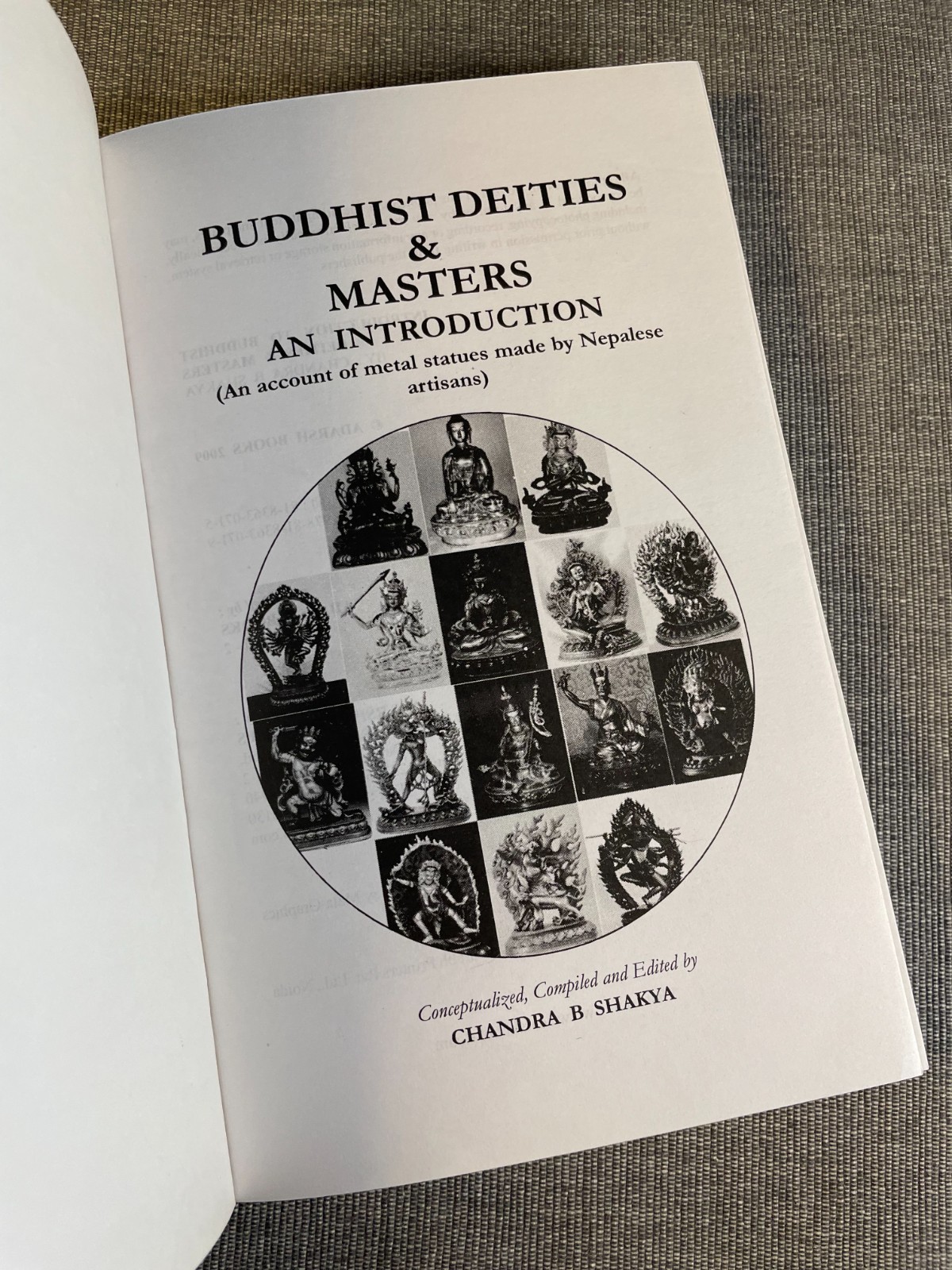 BUDDHIST DEITIES and MASTERS An Introduction by Chandra B Sakya PB Paperback