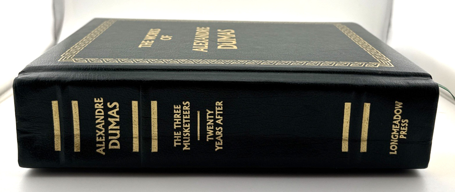The Works Of Alexandre Dumas Longmeadow Press Leather Book