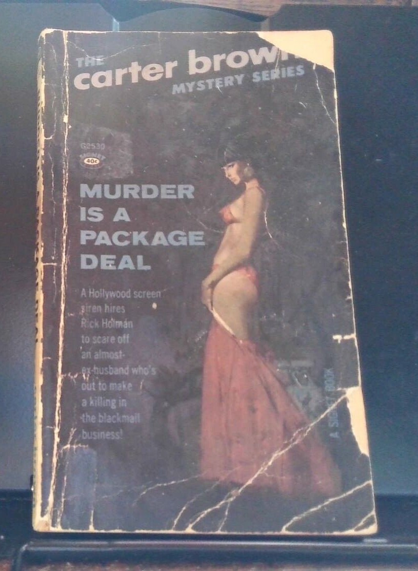 Murder is a package deal, The Carter Brown Mystery Series 