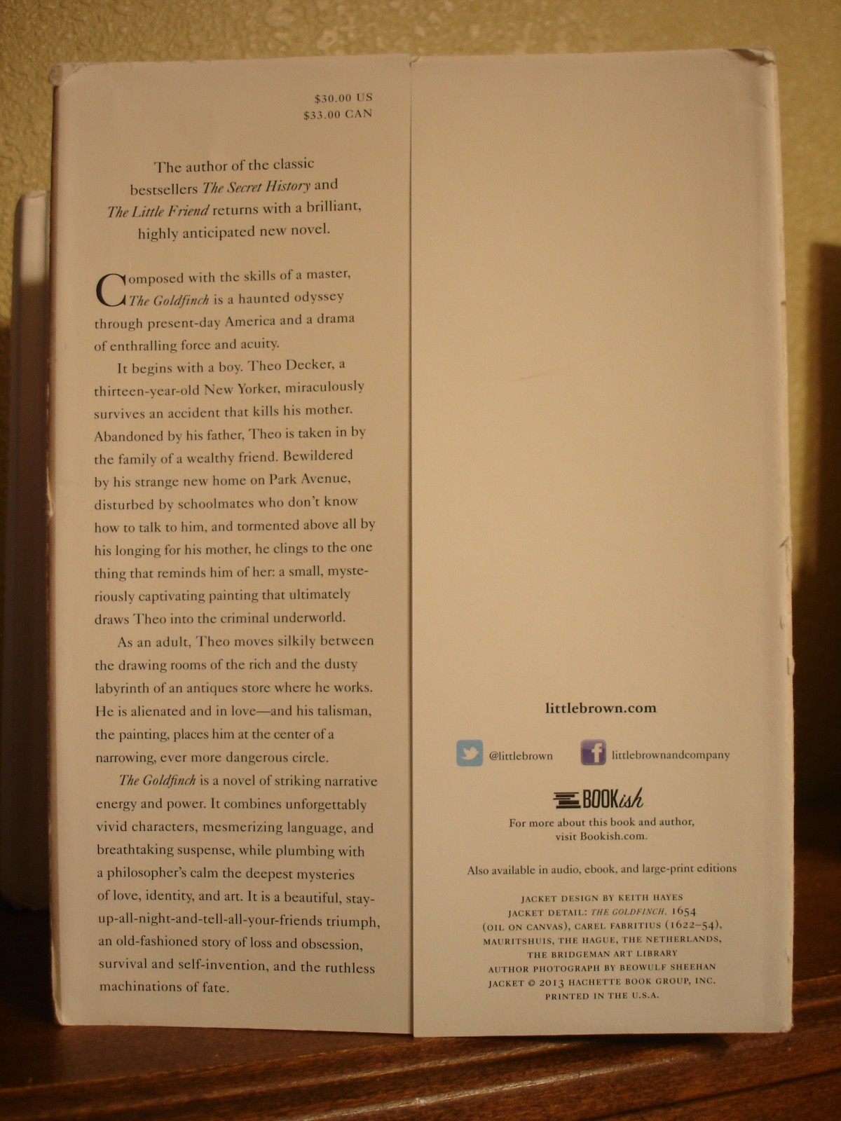 Donna Tartt – The Goldfinch – SIGNED – 1st Edition – HC/DJ