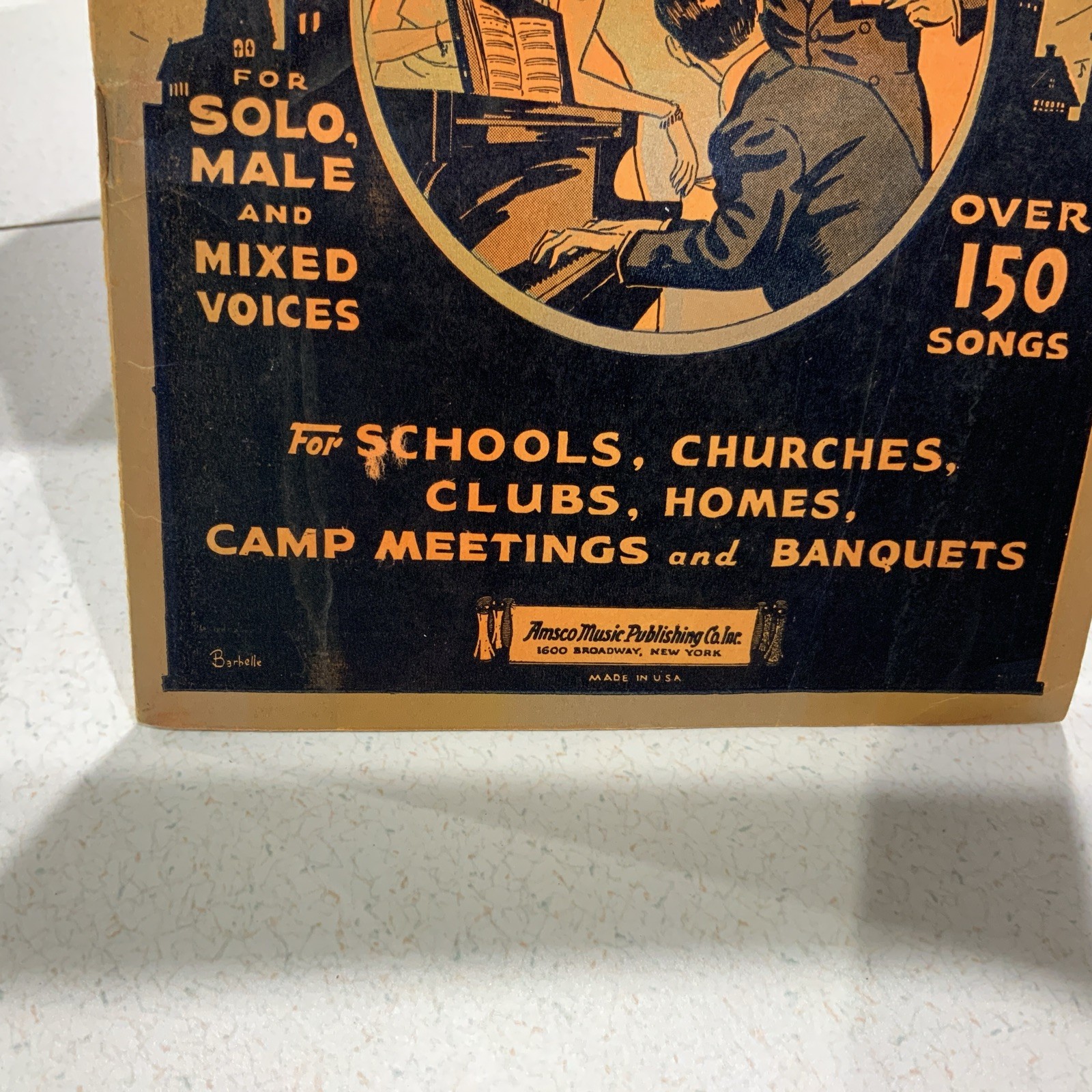 EVERYBODY’S FAVORITE COMMUNITY SONGS Song Book 1935 AMSCO Music Publishing