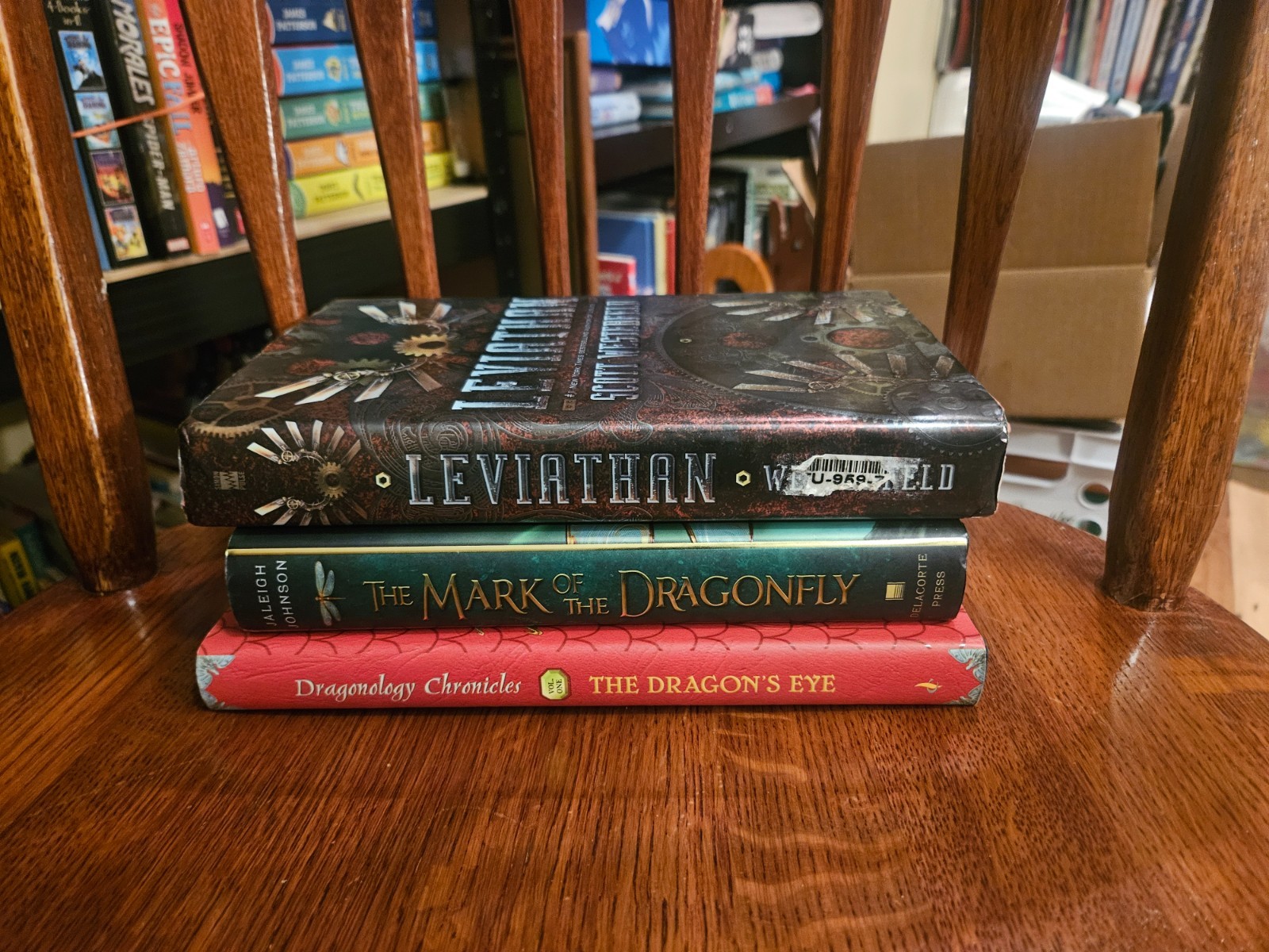 Young Adult Hardcovers, Mixed Lot of 3, Fantasy Books NEVER READ