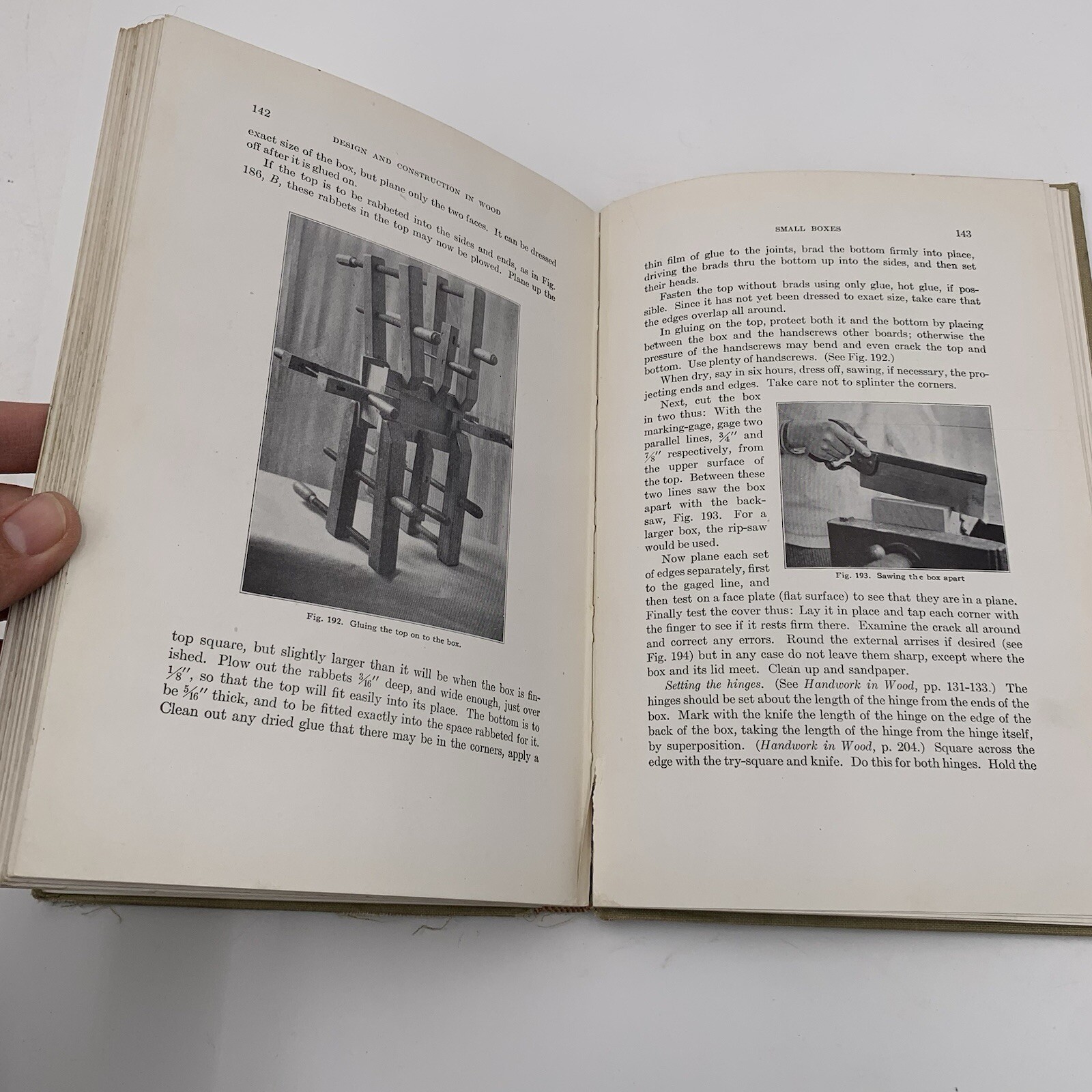 Design Construction In Wood Noyes Textbook 1913, 1927 Diy Projects Woodworking