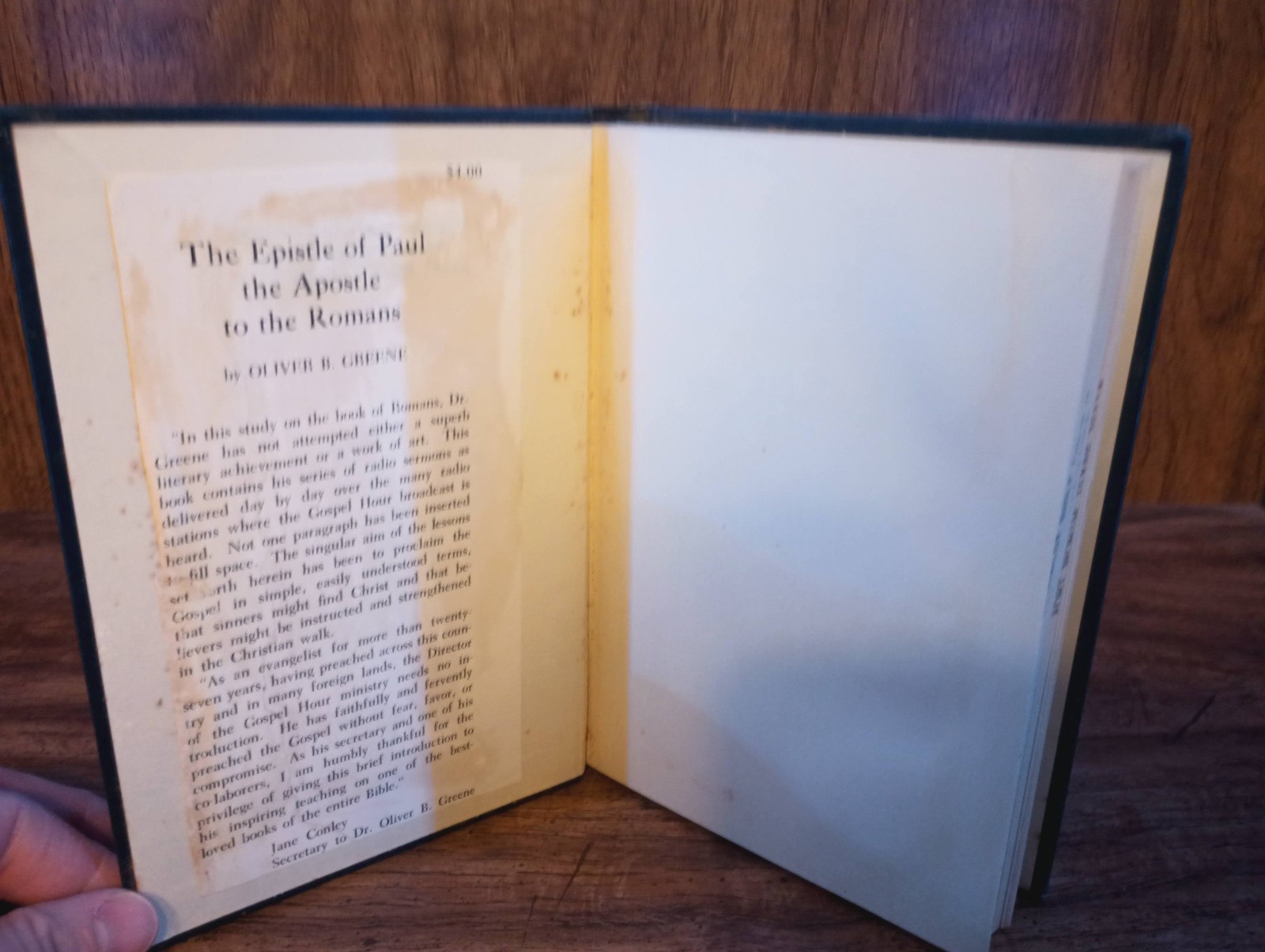 The Epistle of Paul the Apostle to the Romans by Oliver B. Greene