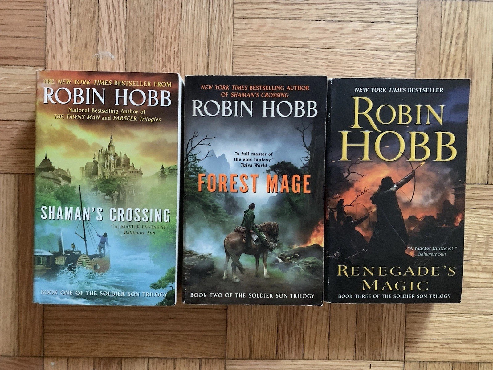 Robin Hobb Soldier Son Trilogy ~ VTG Epic Fantasy: Realm Of The Elderlings