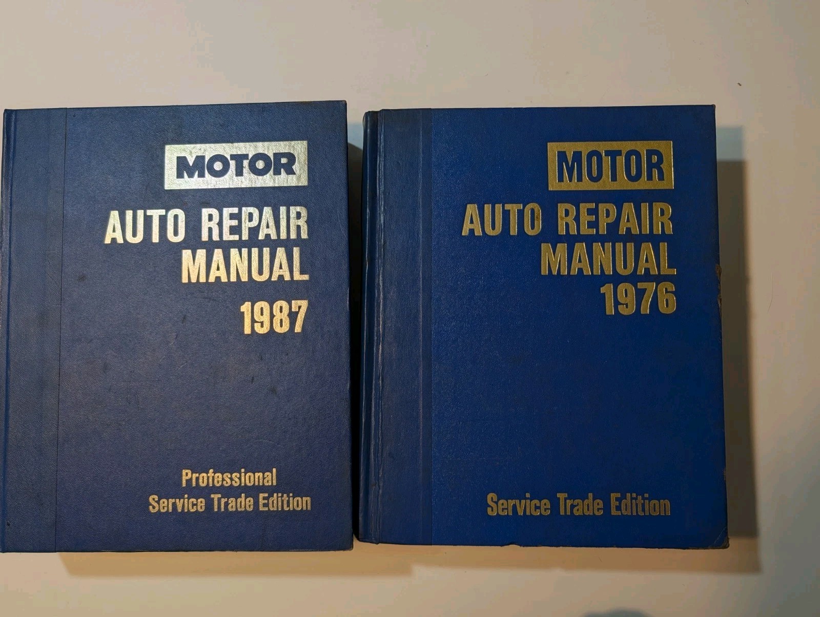 Motor Auto Repair Manual 1976 & 1987 50th Edition Professional Service Trade