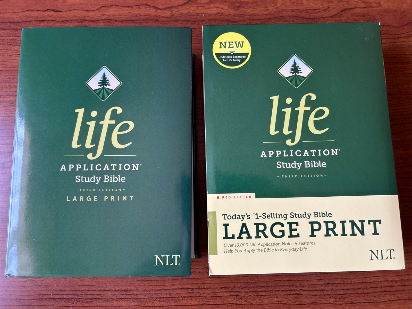 Tyndale NLT Life Application Study Bible, Third Edition Large Print Hardcover