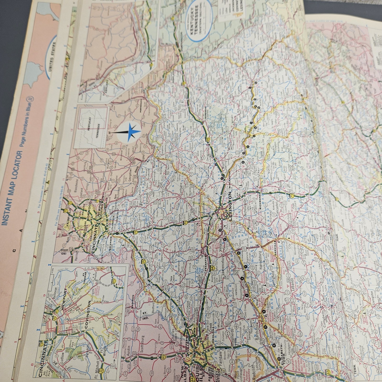 Rand McNally Road Atlas US Mexico Canada 1978 Maps National Parks Special Maps