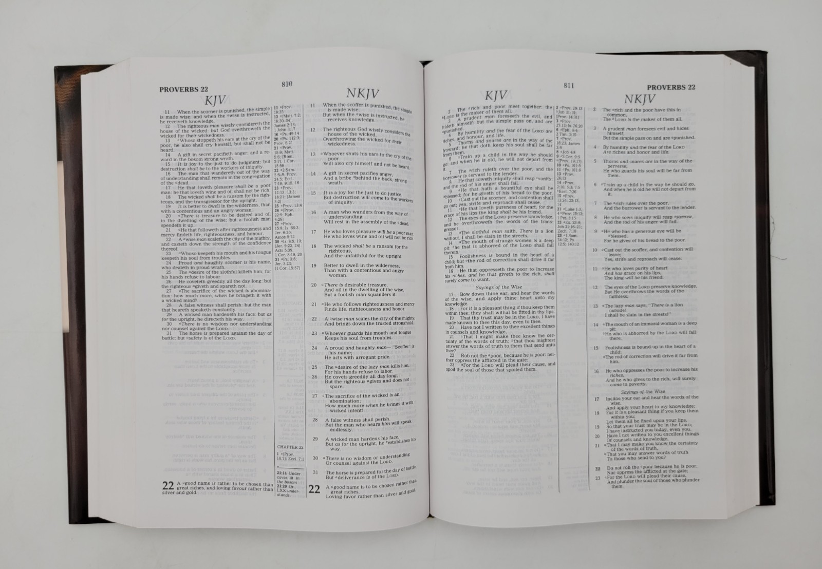 Parallel Bible King James Version New King James Version Dual-Translation CLEAN!