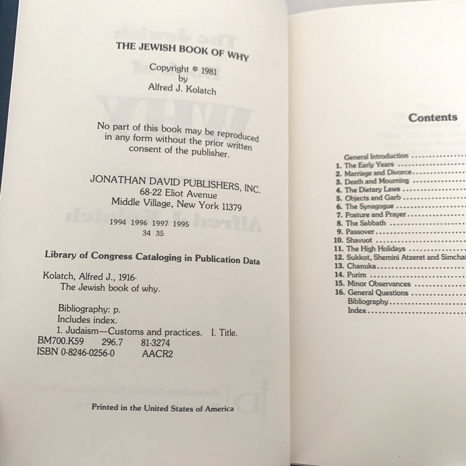The Jewish Book of Why And Second Book by Alfred J. Kolatch 2 Book Box Set HC