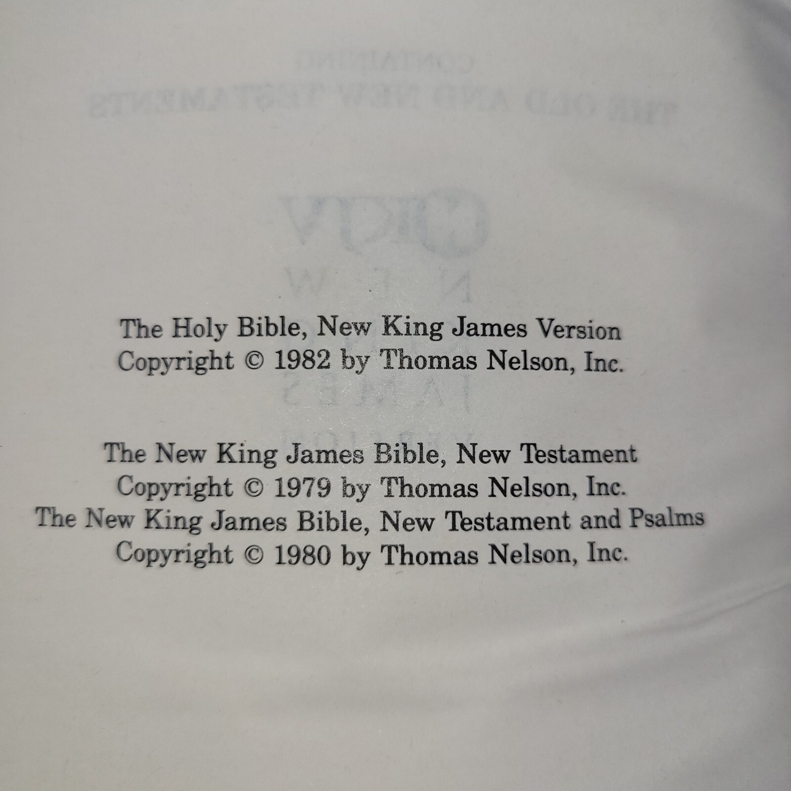 Holy Bible New King James version Words Of Christ In Red Dictionary Concordance