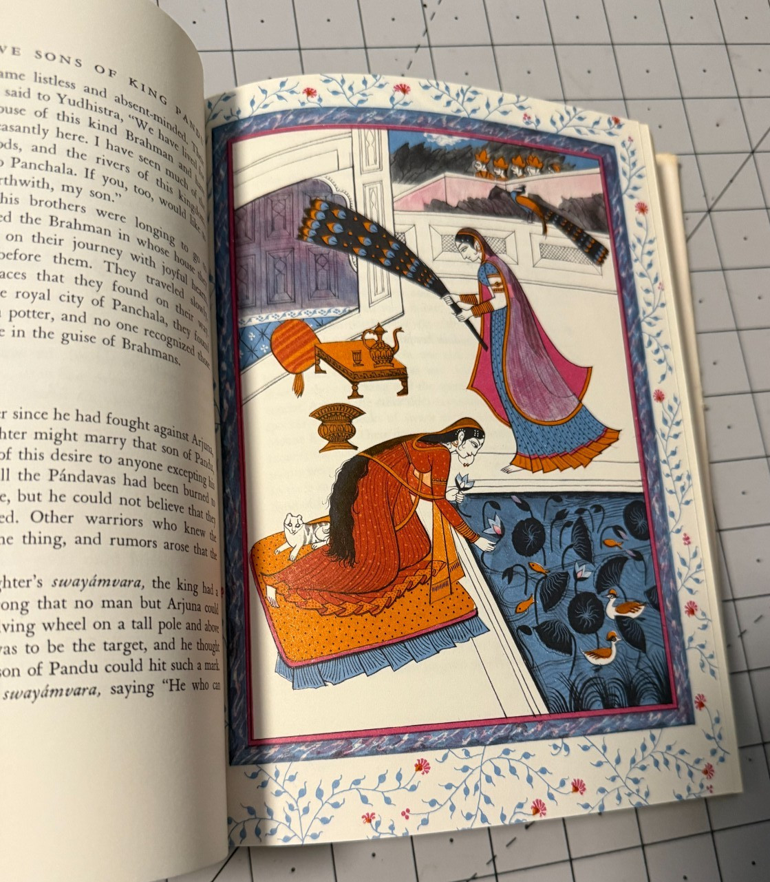 Five Sons of King Pandu Story of the Mahabharata Elizabeth Seeger Illustrated HC