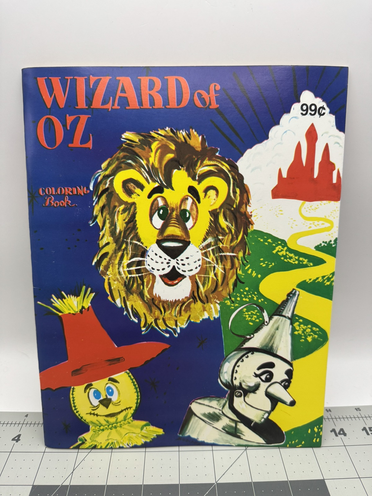 Vintage Wizard Of OZ Preschool Coloring Book 32 Pages Justen Products Unused NOS
