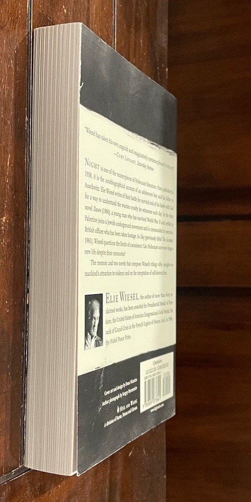 Night Trilogy : Night, Dawn, Day by Elie Wiesel (Paperback) – FREE SHIPPING