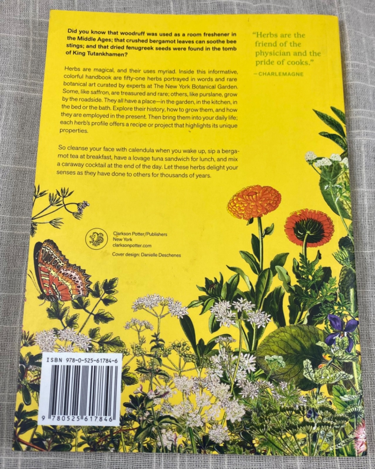 Herbal Handbook Cookbook Recipes Tinctures Teas Balms Botanical Garden Art