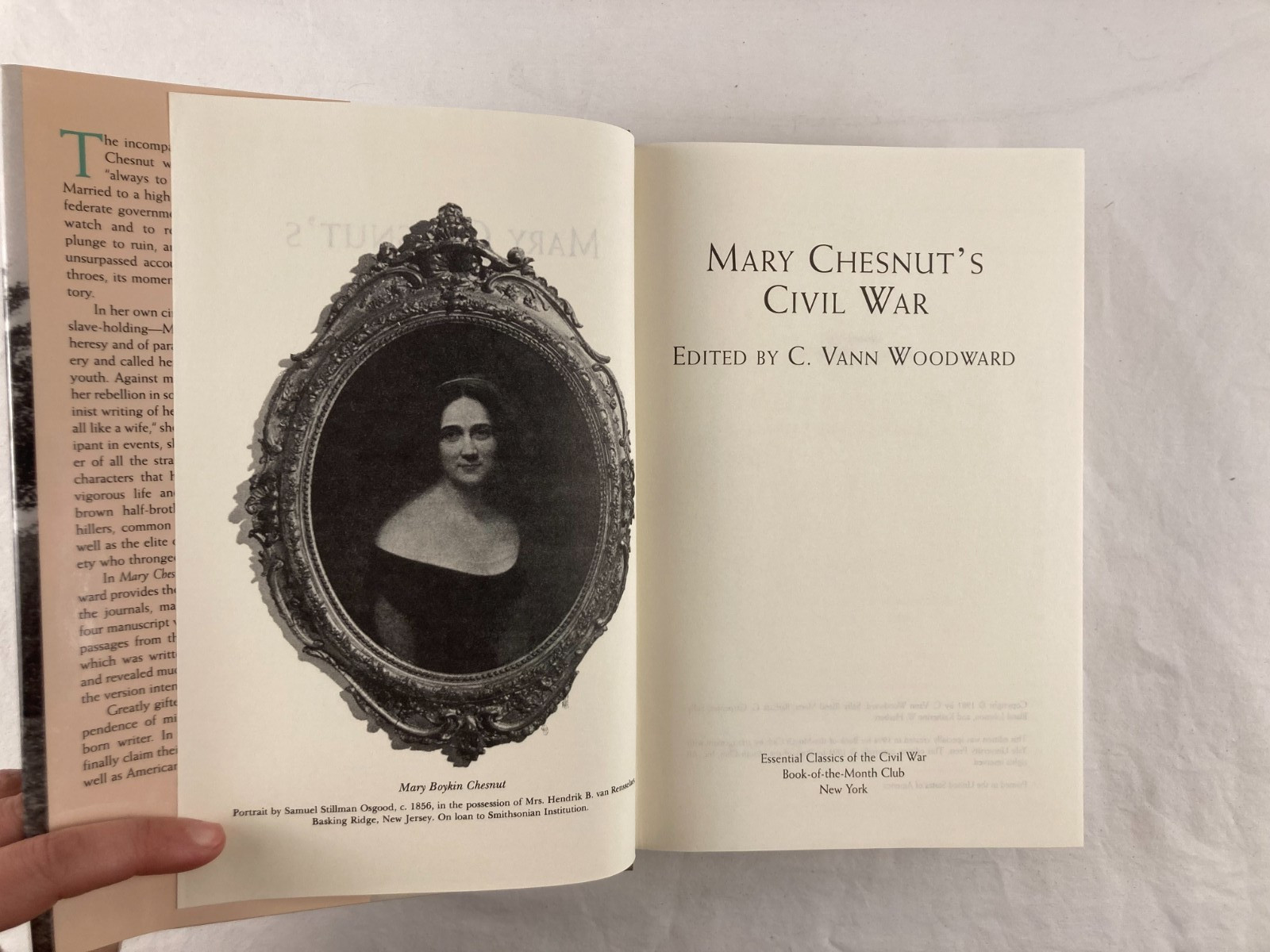 Life of Johnny Reb Billy Yank Mary Chesnut’s Civil War by Wiley & Woodward HCDJ
