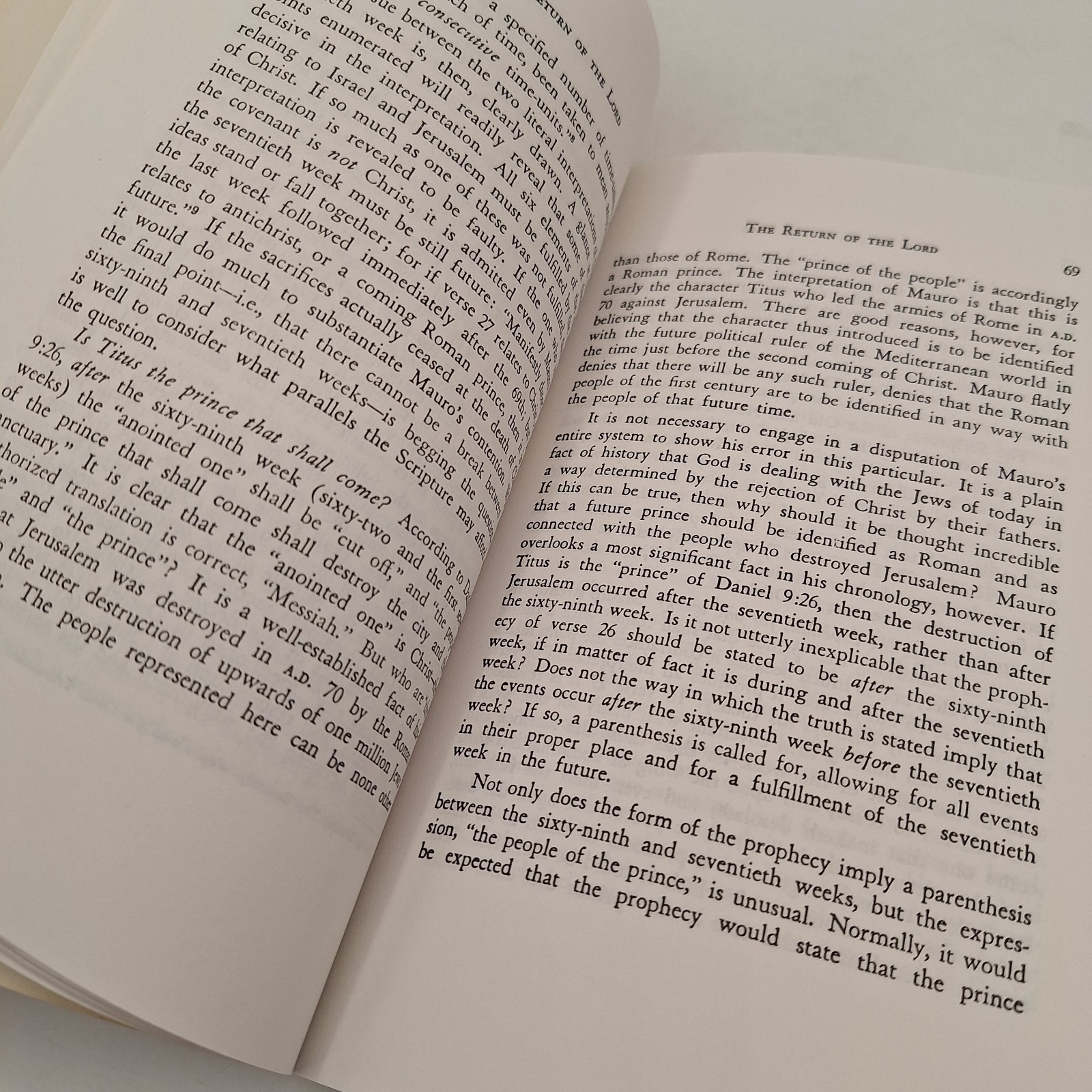 The Return of the Lord ~ John F. Walvoord ~ 1974 PB