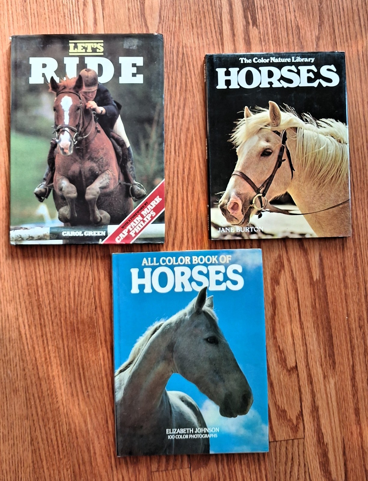 Horse Equestrian Picture Books Riding Horsemanship Horses 1970s Lot of 3 HCDJVG