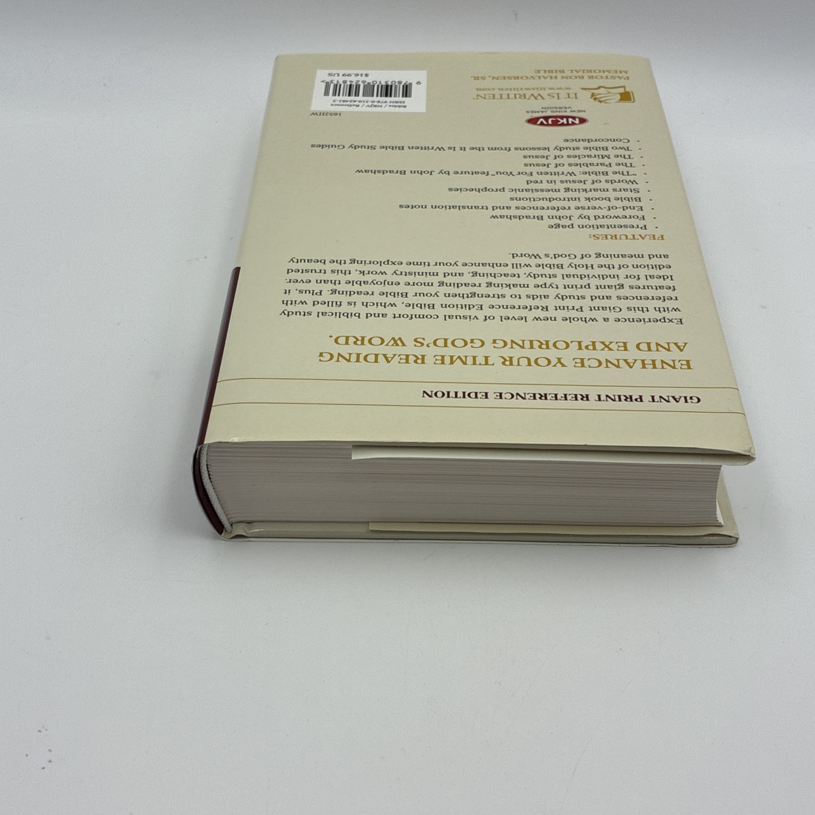 The Holy Bible – GIANT PRINT Edition Thomas Nelson, NKJV