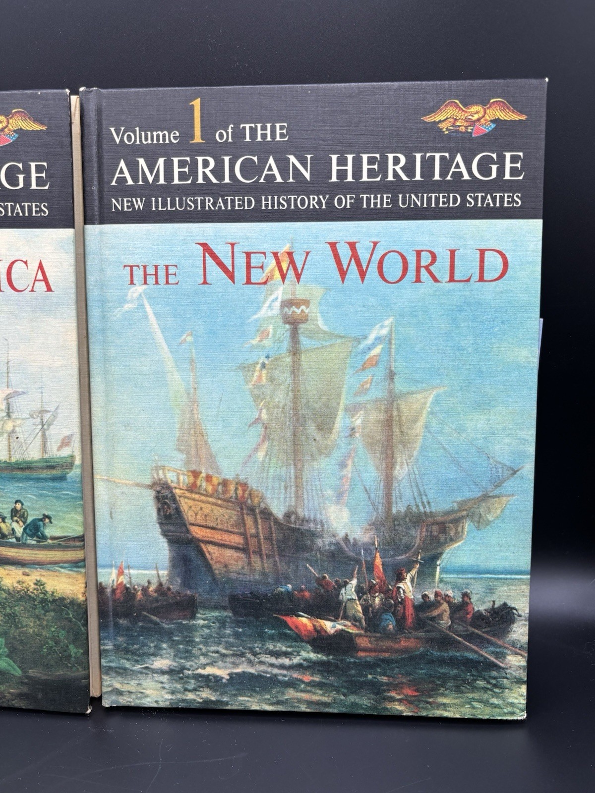 American Heritage Illust History Of The New World Volumes 1 And 2 Colonial Amer