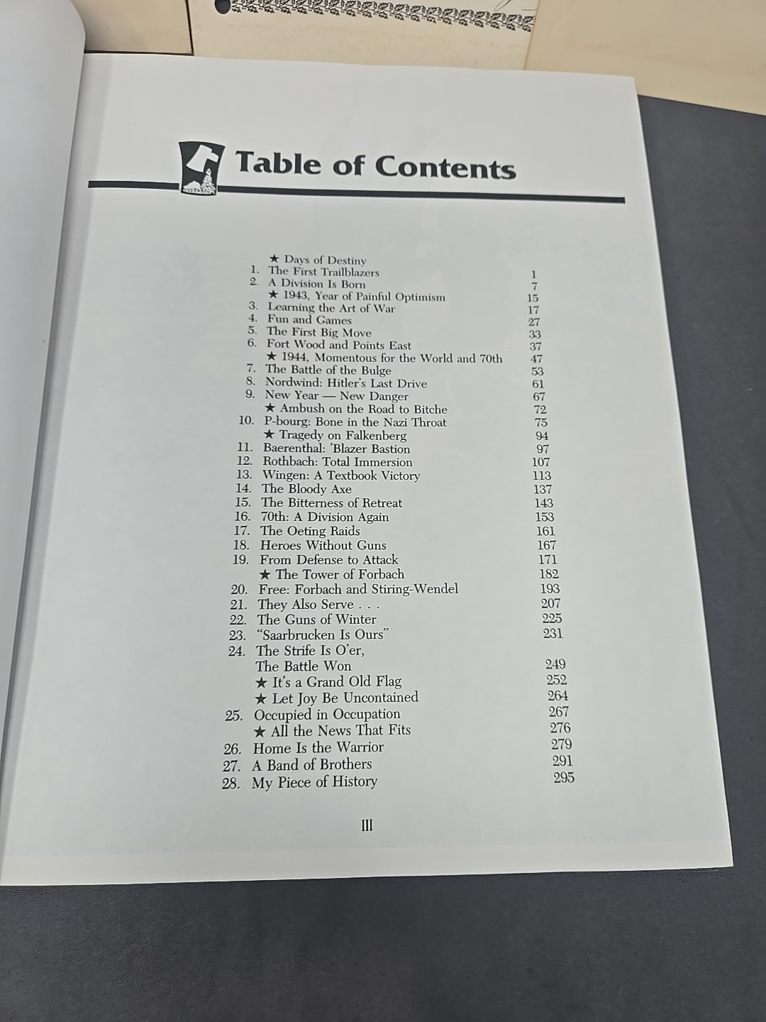 The Trailblazers The Story Of The 70th Infantry Division & Ephemera