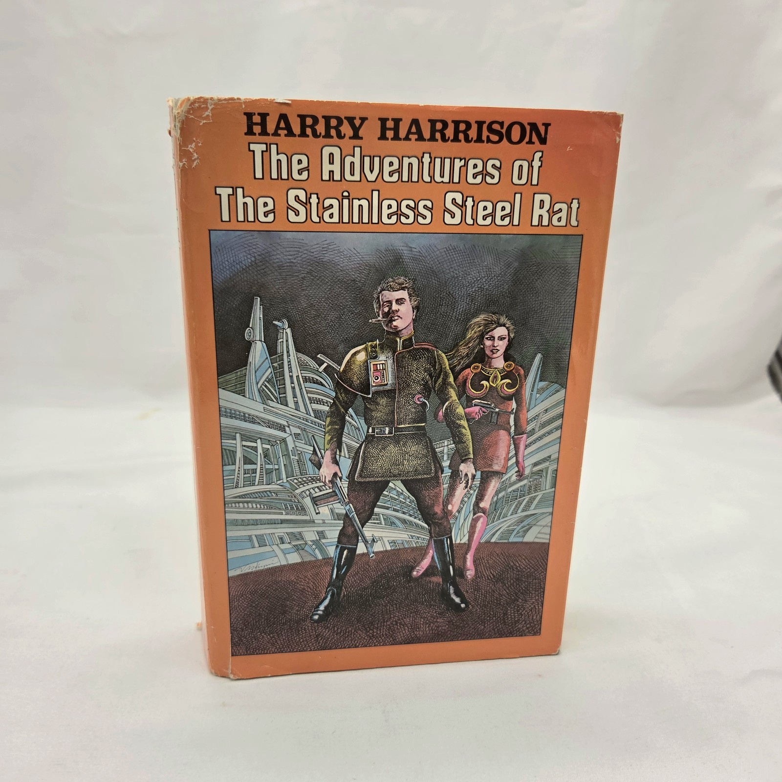 Stainless Steel Rat 3 Book Lot Hardcover Harry Harrison Adventures, Gets Drafted