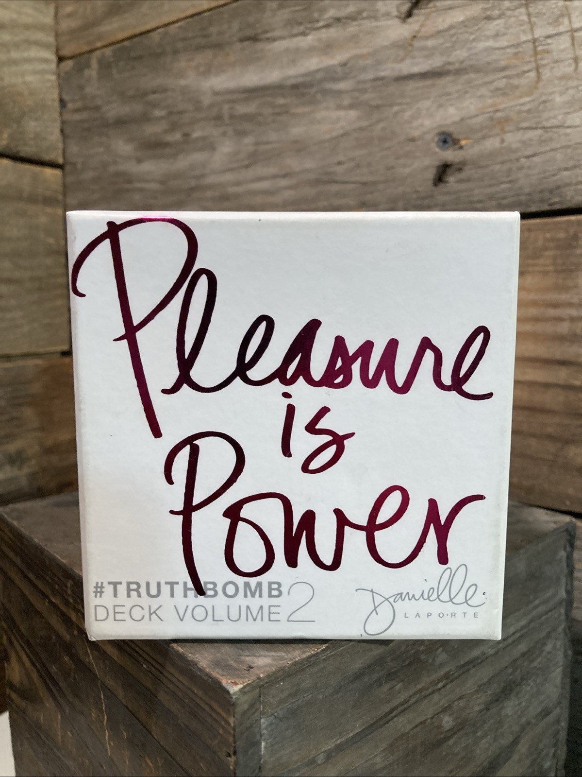 Pleasure is Power #TRUTHBOMB Deck Volume 2 Flash Cards – Danielle Laporte