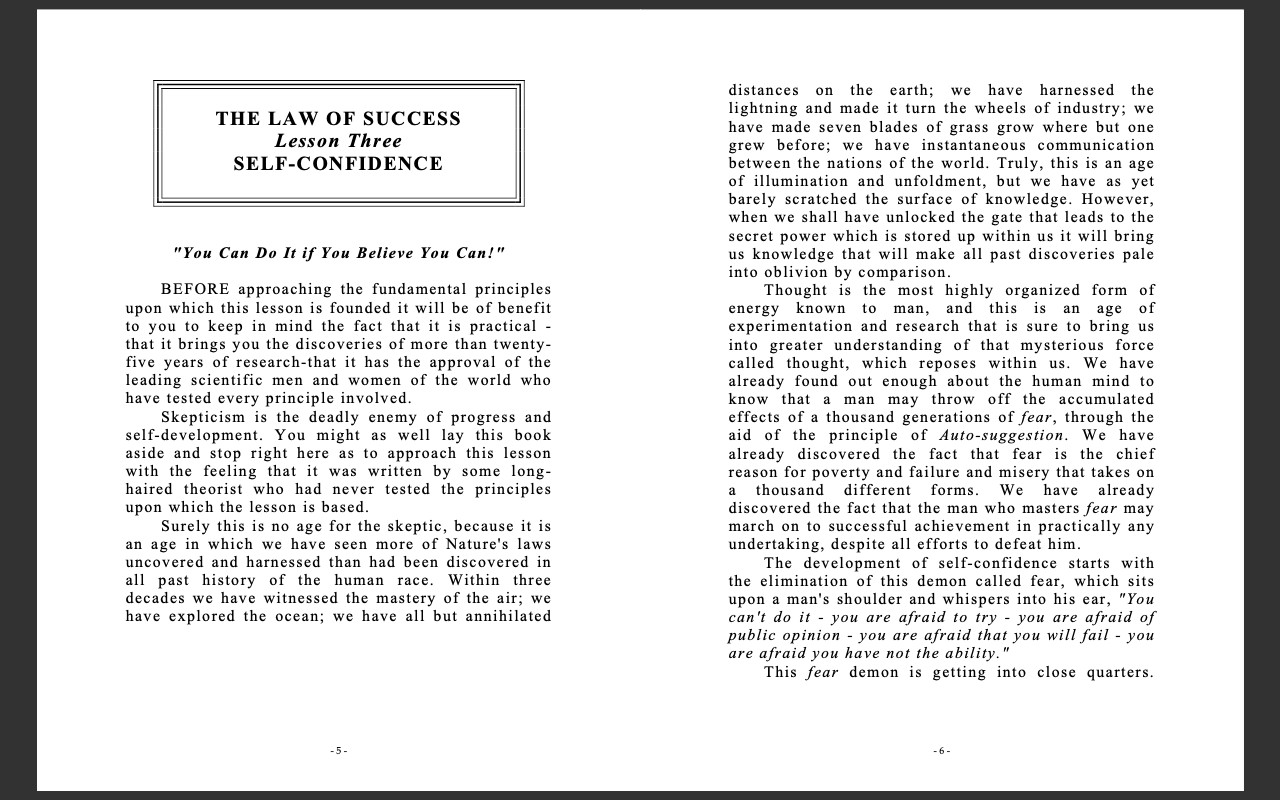 The Law of Success in Sixteen Lessons By Napoleon Hill – PDF eBook on CD-ROM