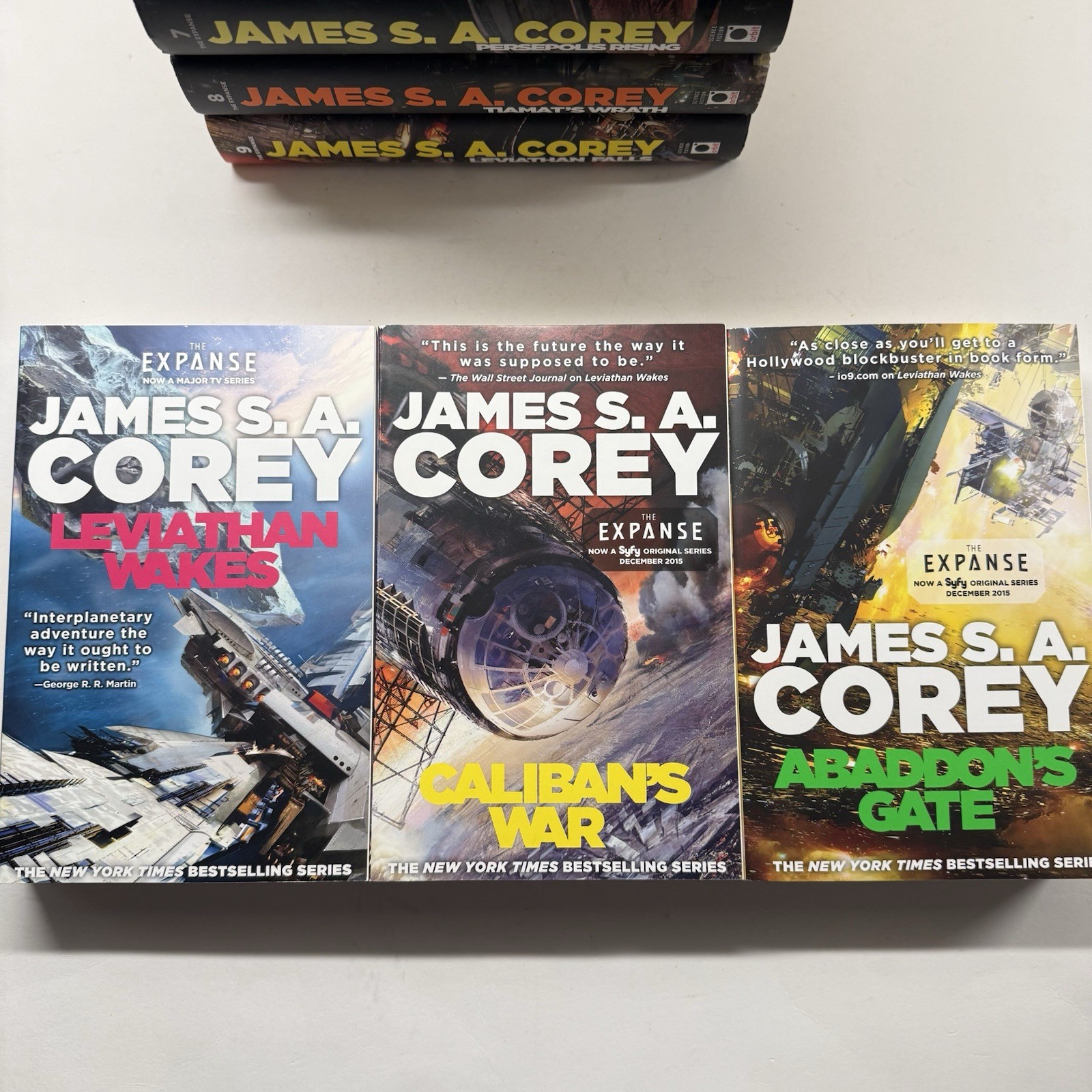 James S.A. Corey – Complete Expanse Series Book Set 1-9 + Origins 3 HC + 7 PB