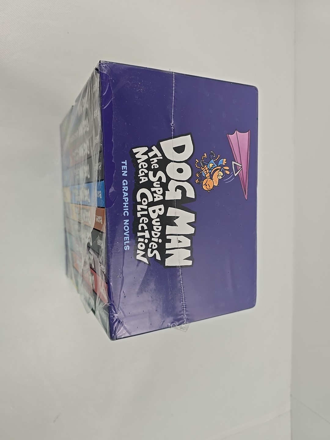 Graphix Dog Man Supa Buddies Mega Collection Boxed Set, First 10 Books,