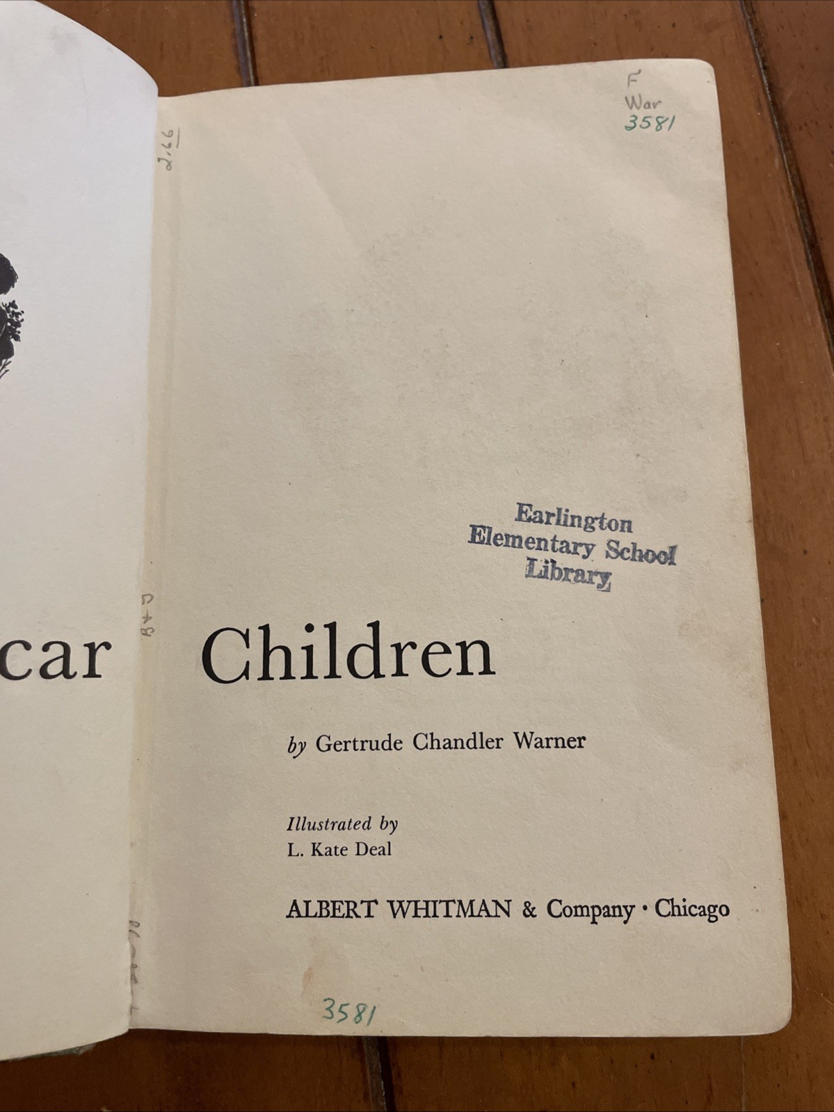 The Boxcar Children by Gertrude Chandler Warner Red Spine Hardcover 1950